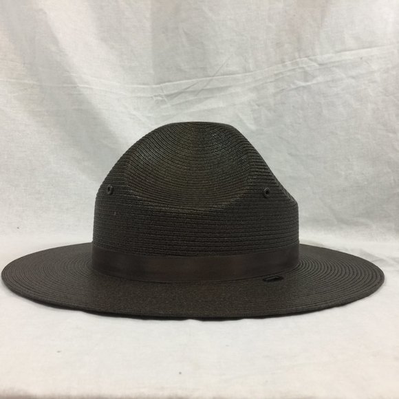 Stratton Hat Straw Brown 7 3/8  Trooper Police - Picture 13 of 14